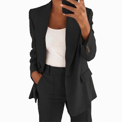 Damen Blazer Oversize Elegant Modern