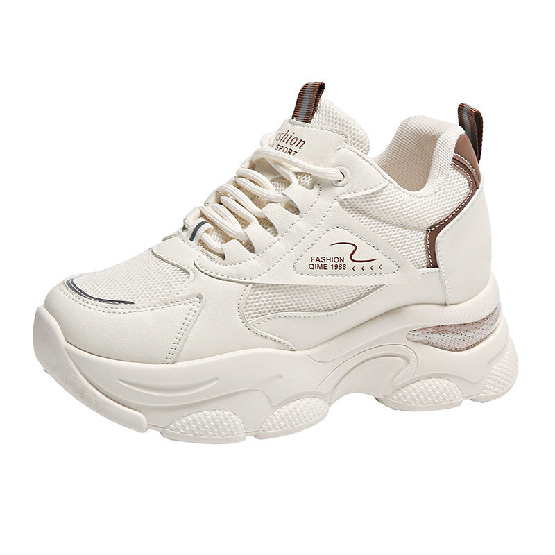 Damen Sneaker Sportlich Leicht Atmungsaktiv Chunky