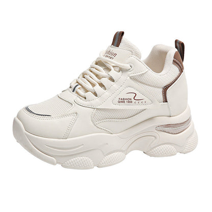 Damen Sneaker Sportlich Leicht Atmungsaktiv Chunky