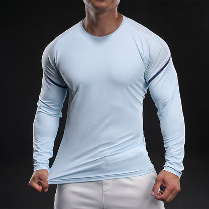 Herren Funktionsshirt Langarm Sportlich Aktiv