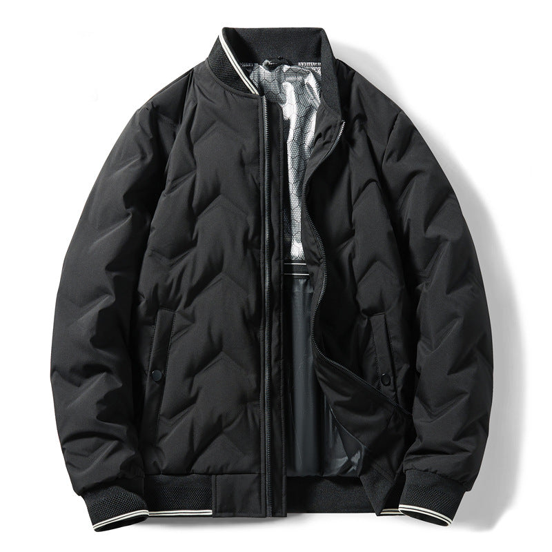 Herren Winterjacke Isoliert Gesteppt Warm