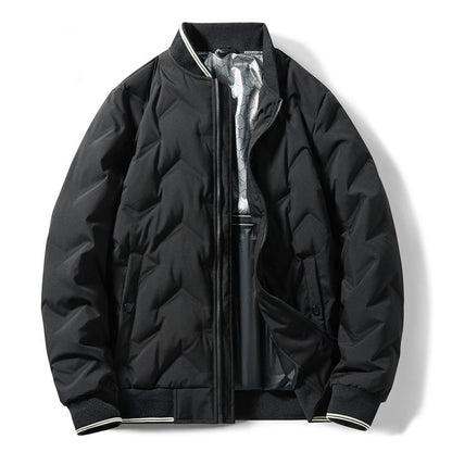 Herren Winterjacke Isoliert Gesteppt Warm