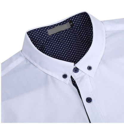 Herren Kurzarmhemd Modern Eleganter Kragen Berlin Stil