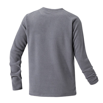 Herren Funktionsshirt Langarm mit Brusttasche Sportlich