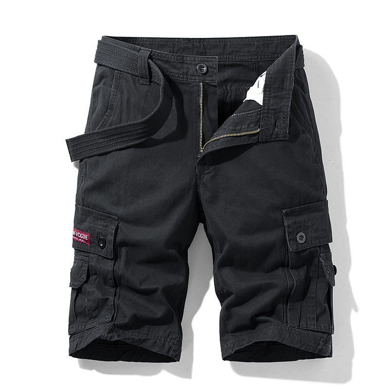 Herren Cargoshorts Elastisch Multifunktionshose Mit Taschen