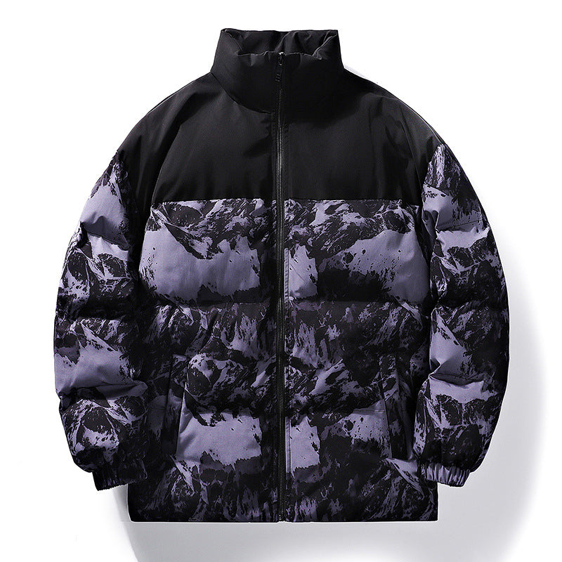 Herren Winterjacke Sportlich Warm mit Hochkragen