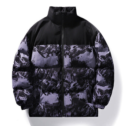 Herren Winterjacke Sportlich Warm mit Hochkragen