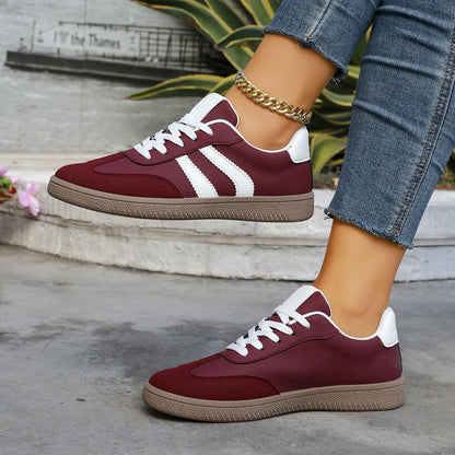 Damen Sportschuhe Retro Style Bequem Laufsohle