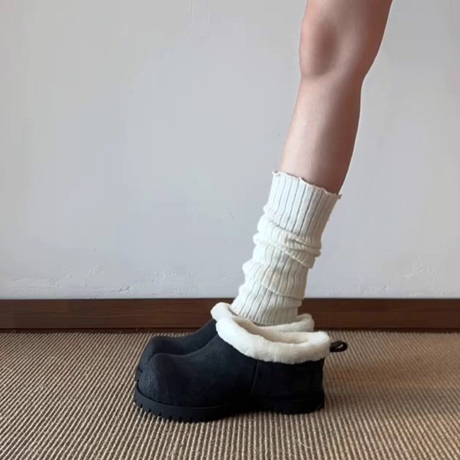 Damen Clogs Weich Winterlich Rutschfest - BerlinGlamour