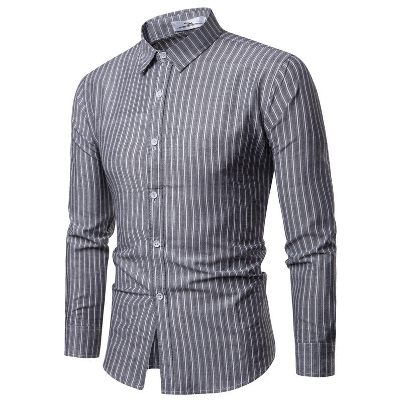 Elegantes Langarm-Hemd Herren Berlin Stil - BerlinGlamour