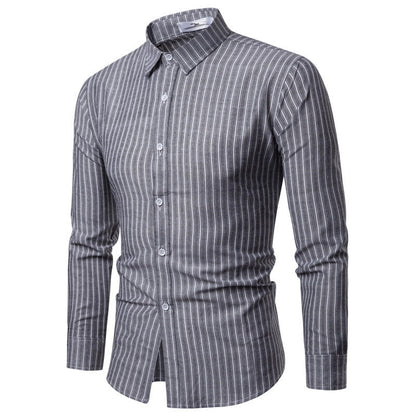 Elegantes Langarm-Hemd Herren Berlin Stil - BerlinGlamour