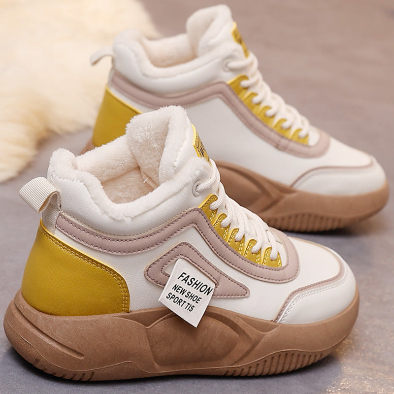 Damen Winter Sneaker Warm Rutschfest Schnee Stiefel - BerlinGlamour