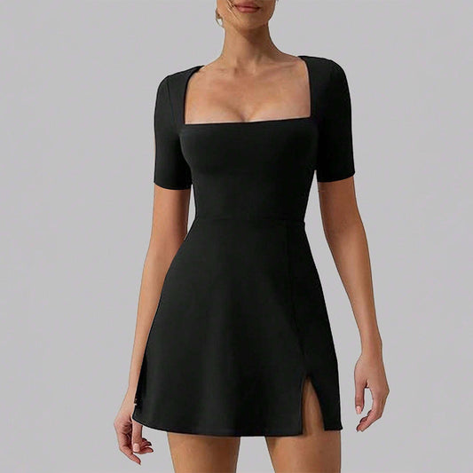 Kleid Damen Minikleid Elegant Figurbetont - BerlinGlamour