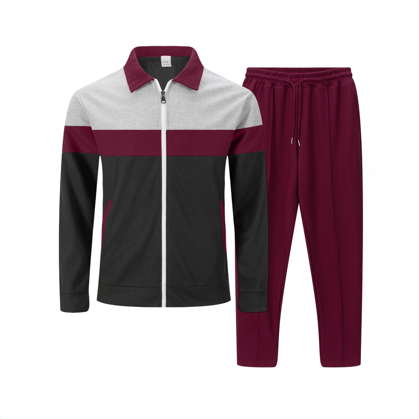 Herren Sportset mit Zipper Jacke und bequeme Jogginghose