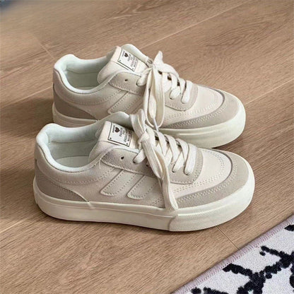 Damen Sneaker Weiches Veloursleder Rutschfest