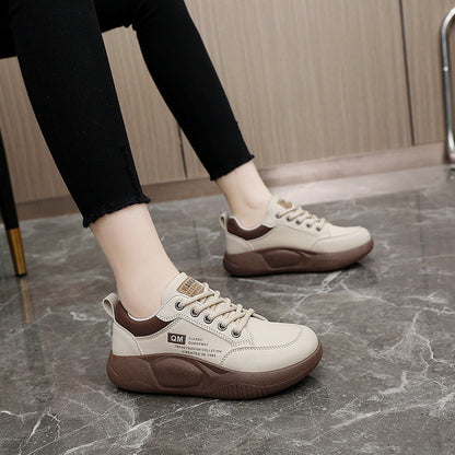 Damen Sneaker Sportlich Laufsohle Weich