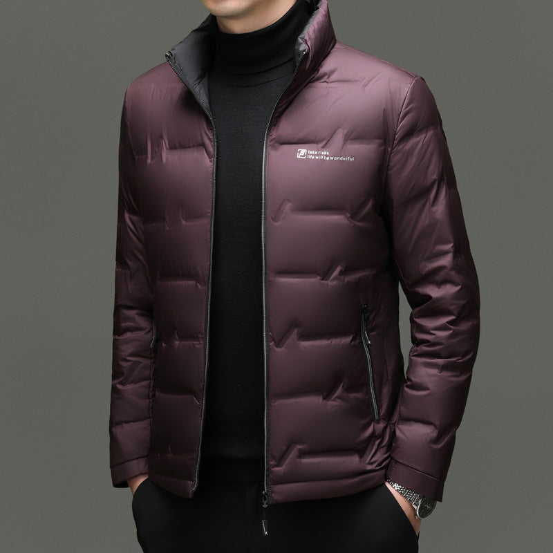 Herren Daunenjacke Warm Leicht Wasserdicht