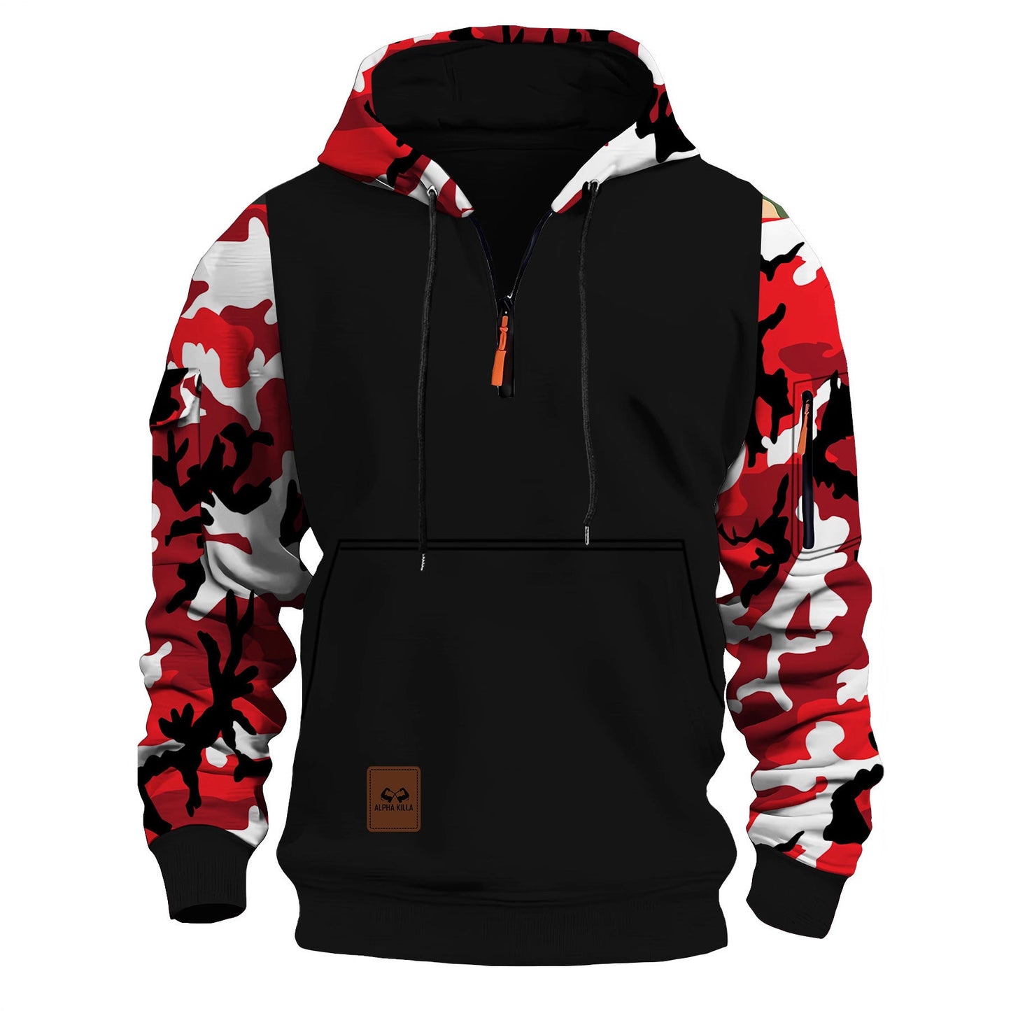 Herren Kapuzenpullover Modern mit Taschen und Hoodie Style - BerlinGlamour