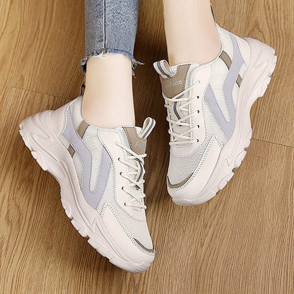 Damen Sneakers Atmungsaktiv Rutschfest Modern