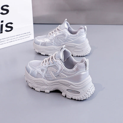 Damen Laufschuhe Leicht Mesh Sneaker mit Dämpfung