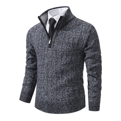 Herren Pullover Strick Reißverschluss Modern Berlin
