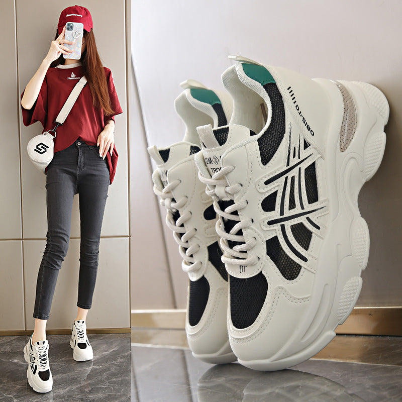 Damen Sneaker Chunky bequem atmungsaktiv Komfort Schuhe