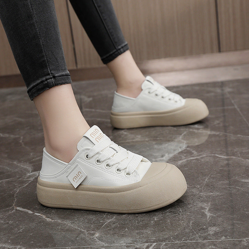 Damen Sneaker Plateau Sportlich Modern