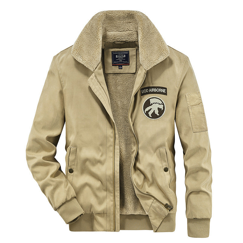 Herren Übergangsjacke Warm Sherpa-Futter Outdoor - BerlinGlamour