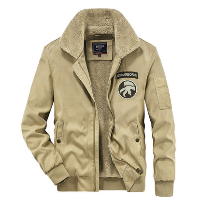 Herren Übergangsjacke Warm Sherpa-Futter Outdoor - BerlinGlamour
