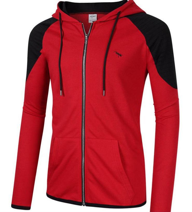 Herren Kapuzenjacke Sportlich Funktionell Wasserabweisend