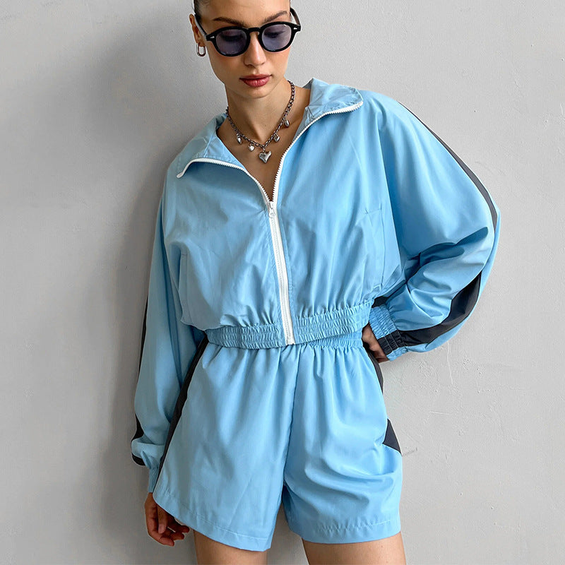 Damen Sportoverall Athleisure Bequem Stretch