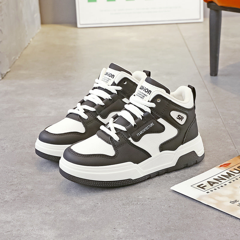 Damen Sneaker Hochformat Sportlich Rutschfest