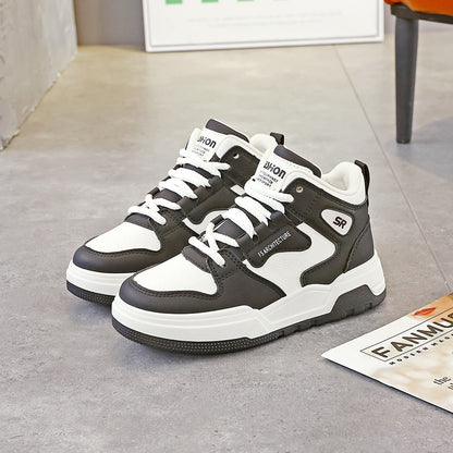 Damen Sneaker Hochformat Sportlich Rutschfest