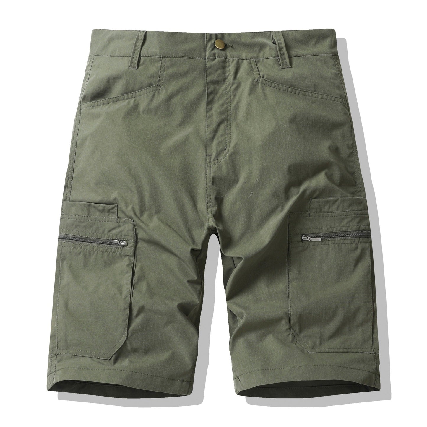 Herren Cargoshorts Funktionshose Reißverschluss Taschen Outdoor