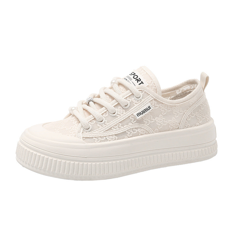 Damen Sneaker Komfortabel Dicksohlige Schuhe Frauen Schuhe Modisch