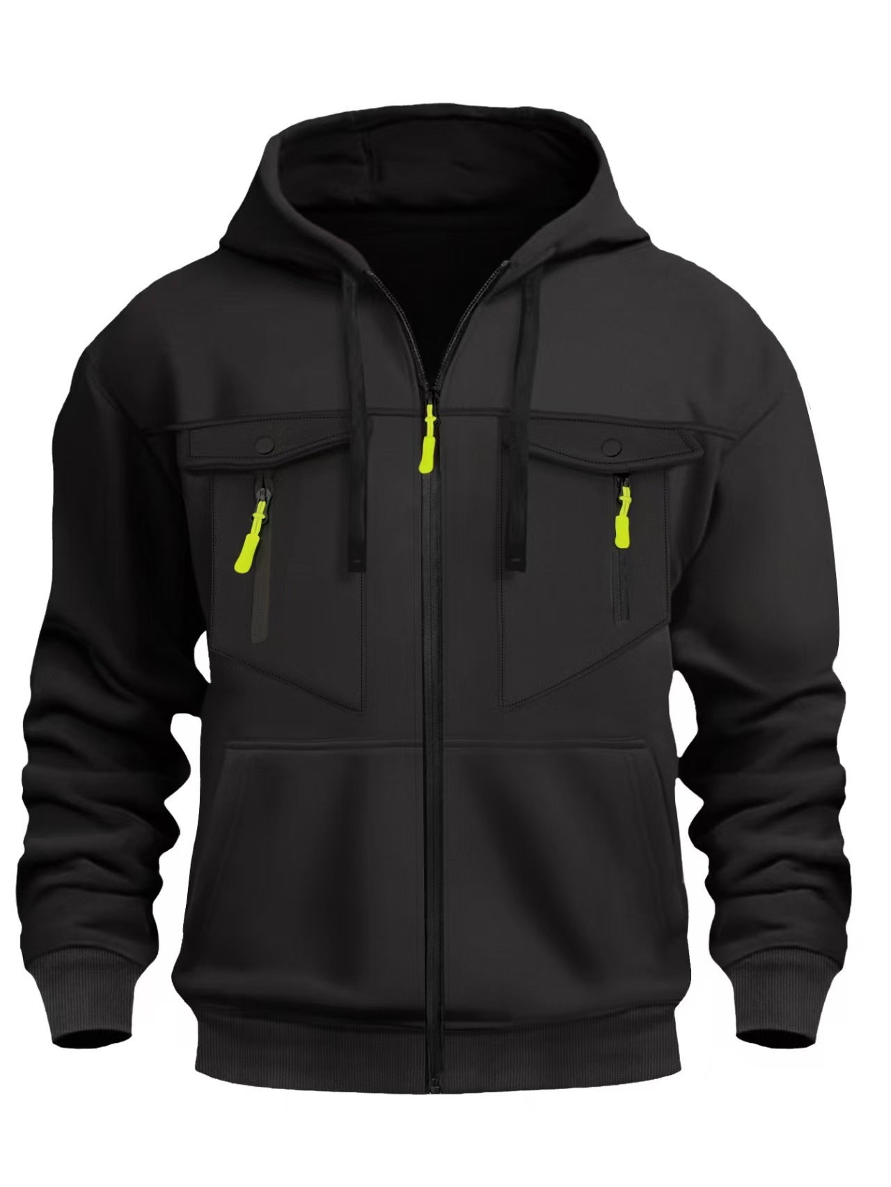 Herren Freizeitjacke Funktionstaschen Modern Sportlich