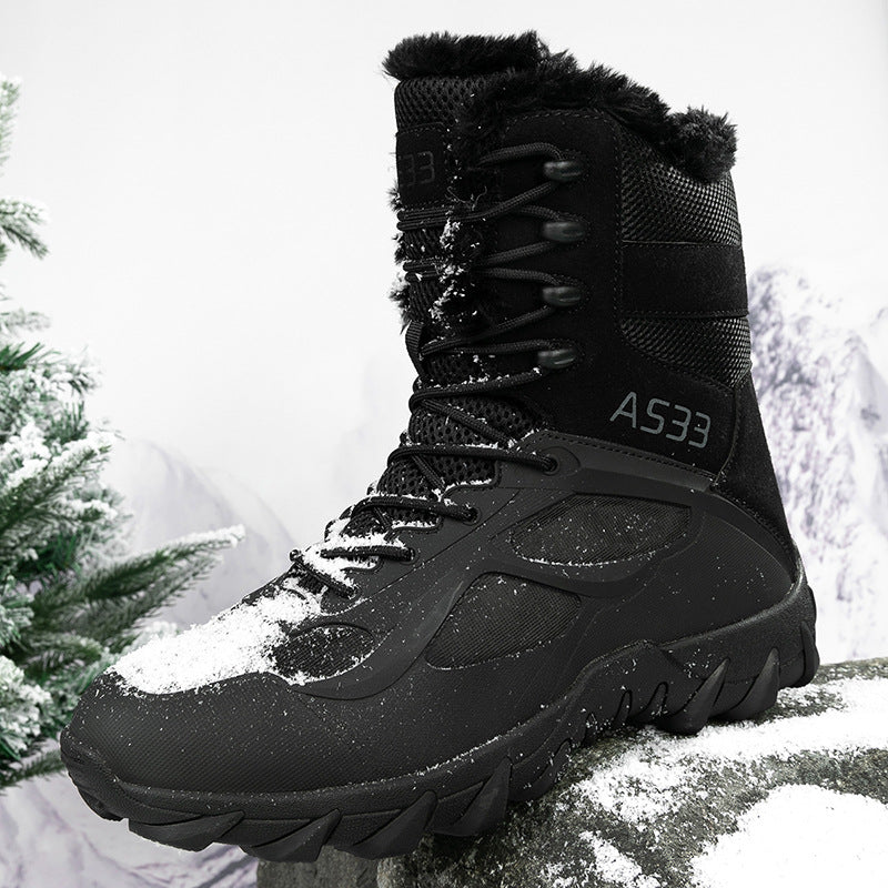 Herren Winterstiefel Wasserdicht Isoliert Rutschfest - BerlinGlamour