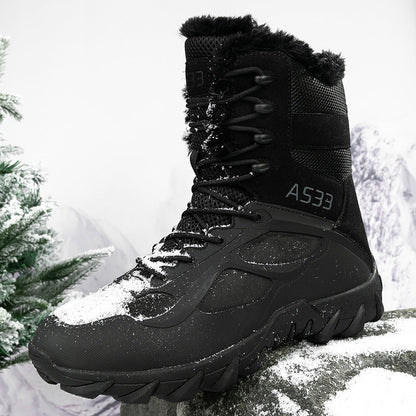 Herren Winterstiefel Wasserdicht Isoliert Rutschfest - BerlinGlamour
