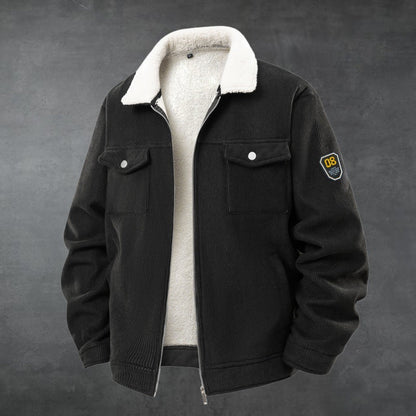 Herren Feldjacke Warm Isoliert Winterjacke Mit Futter