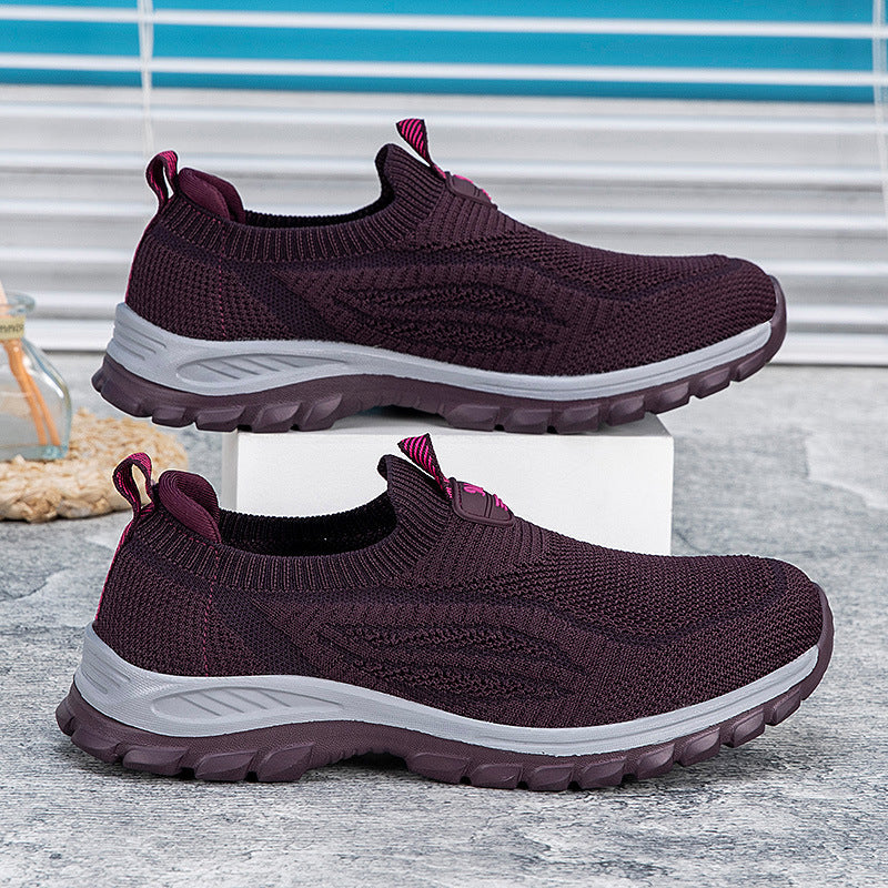 Damen Freizeitschuhe Bequem Slip-On Schuhe Frauen