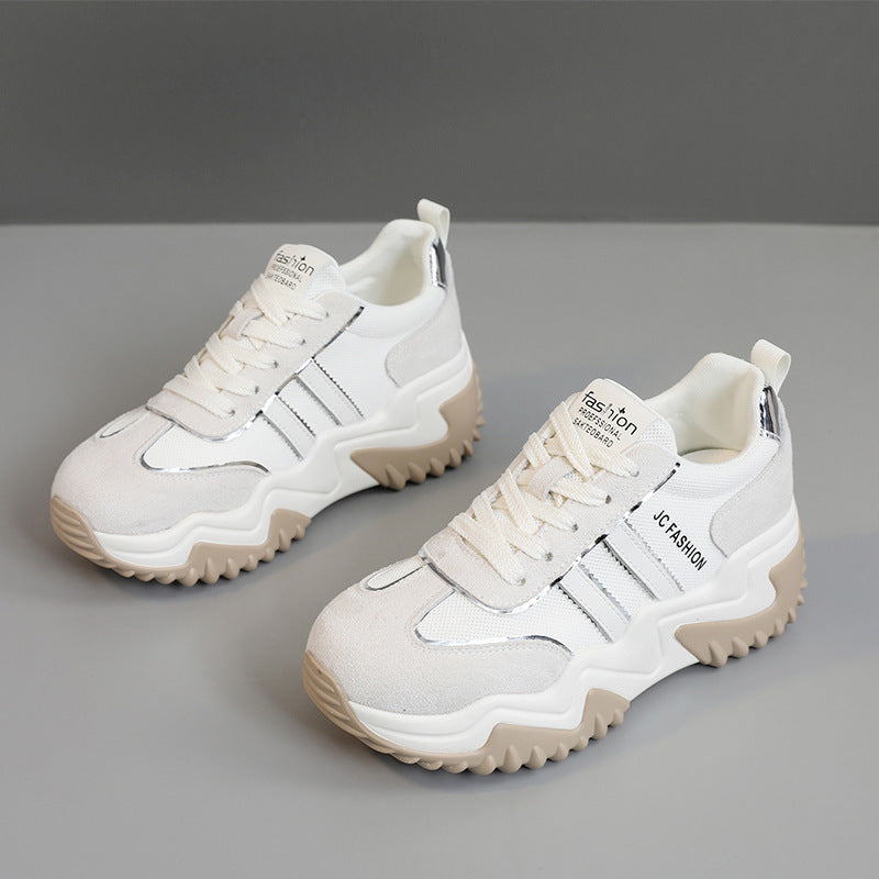 Damen Sneaker Chunky Sportschuhe atmungsaktiv bequem