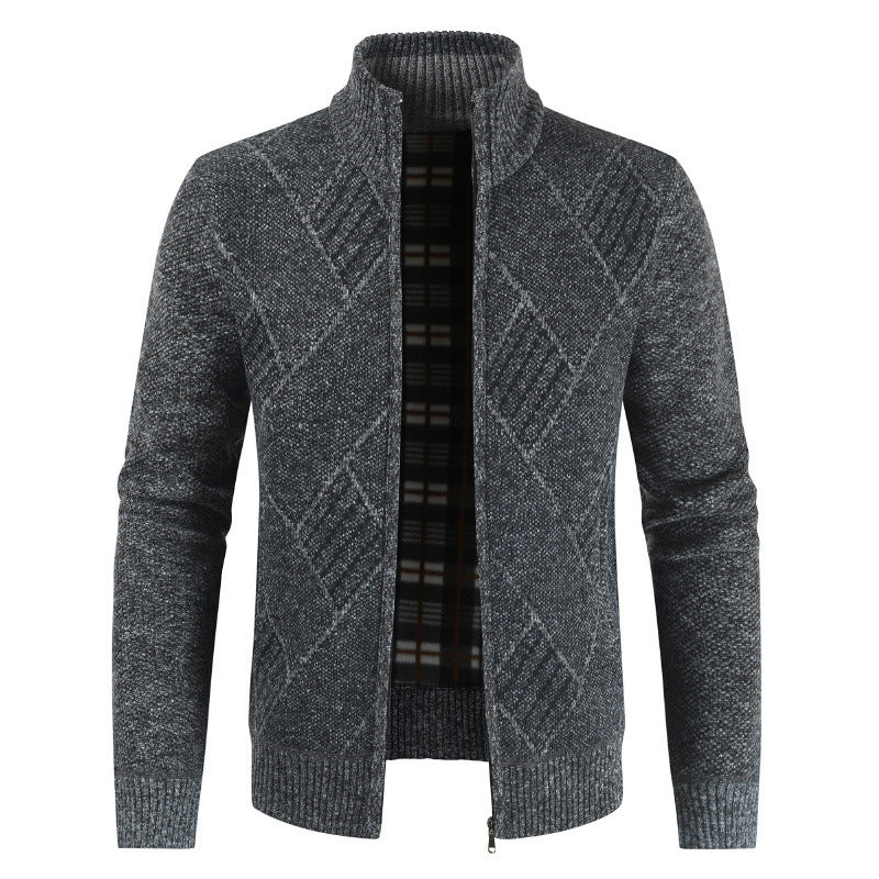 Herren Strickjacke Grafik Muster Modern Berlin Style
