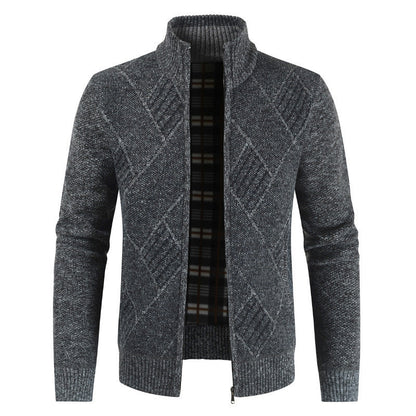 Herren Strickjacke Grafik Muster Modern Berlin Style