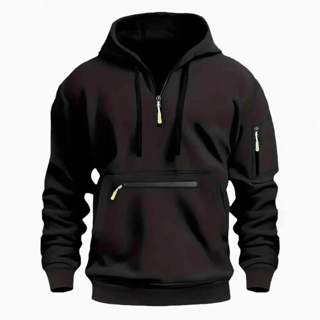 Herren Kapuzenpullover Sportlich Funktionell - BerlinGlamour