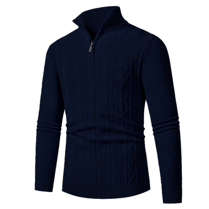 Herren Rollkragenpullover Eleganter Strickpullover Modern