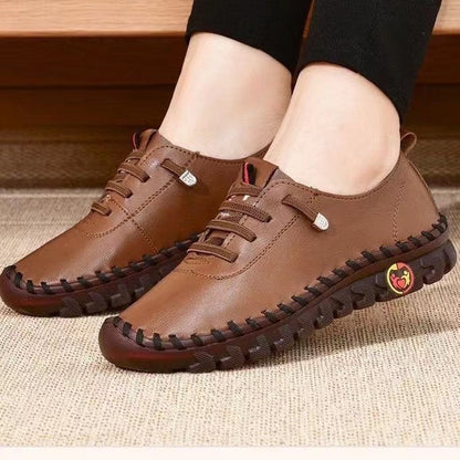 Damen Freizeitschuhe Bequem Elastisch Schnürsenkel