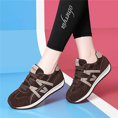 Damen Sneaker Sportlich Freizeit Laufschuhe bequem