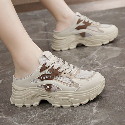 Damen Sneaker Chunky atmungsaktiv mit Weichdämpfung