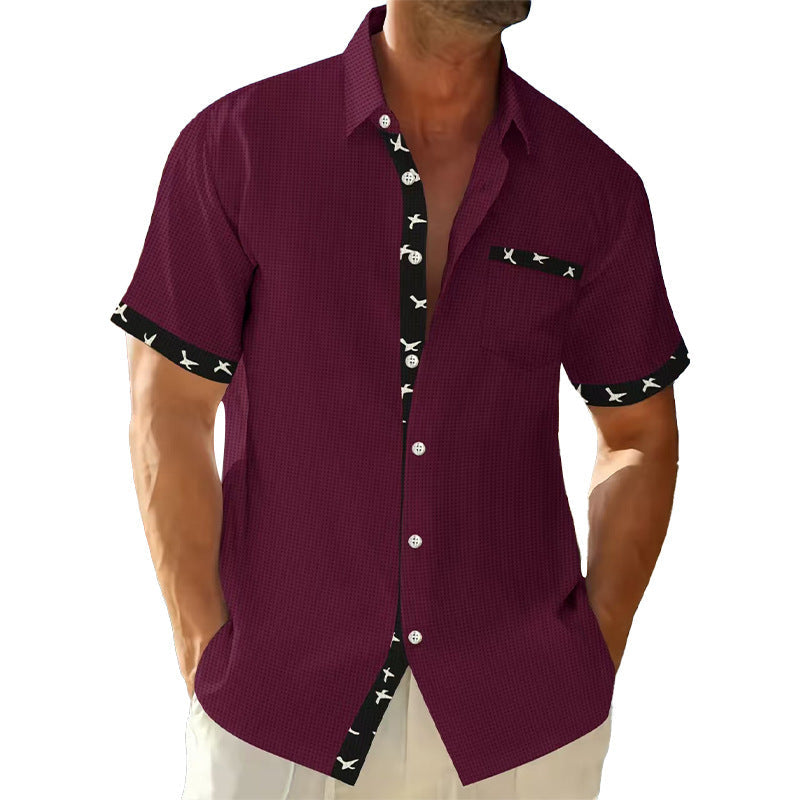 Herren Kurzarmhemd Modern Stilvoll Berlin