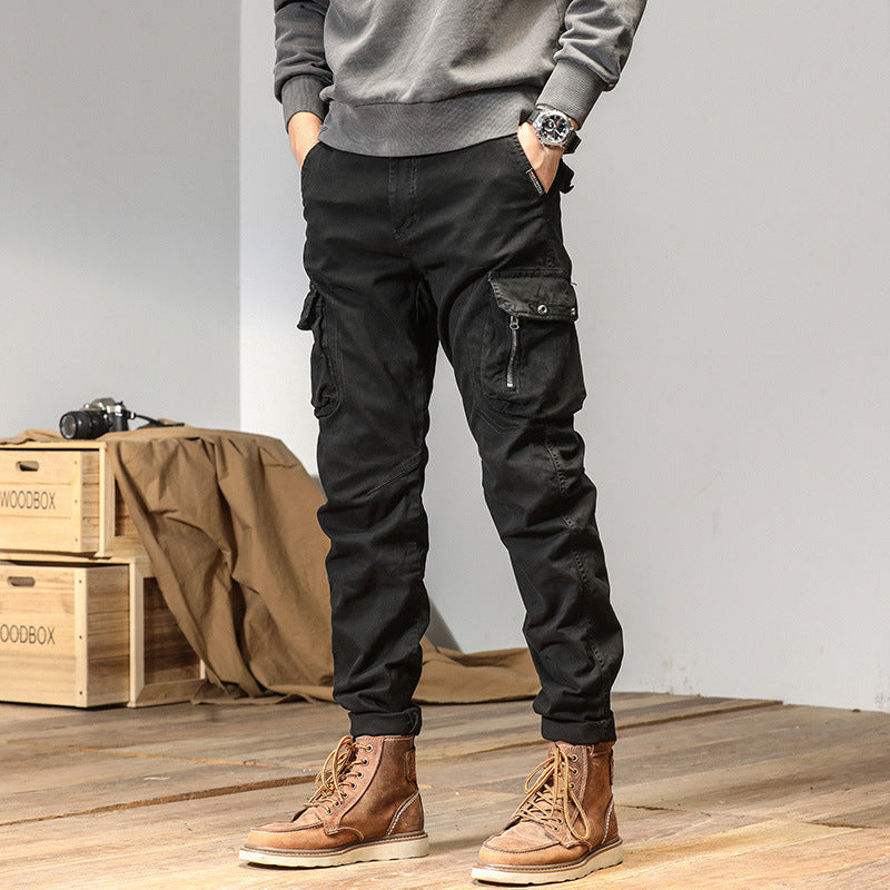 Herren Cargo-Hose Robust Vieltaschig Outdoor Stil